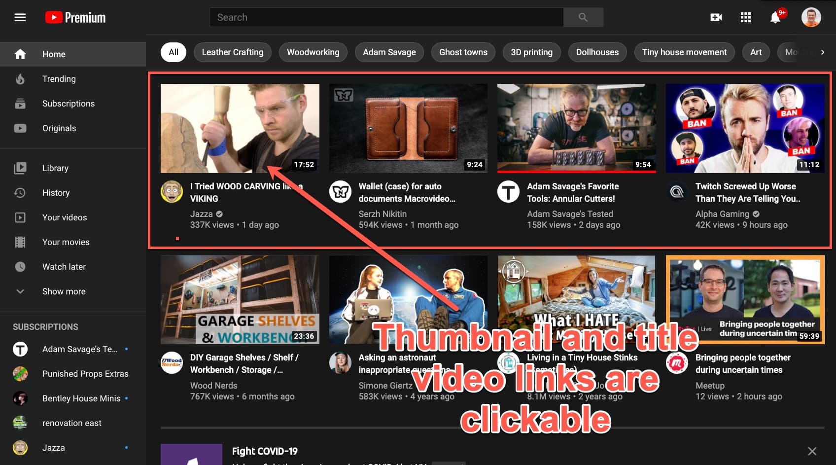Annotated example of UX3 zone